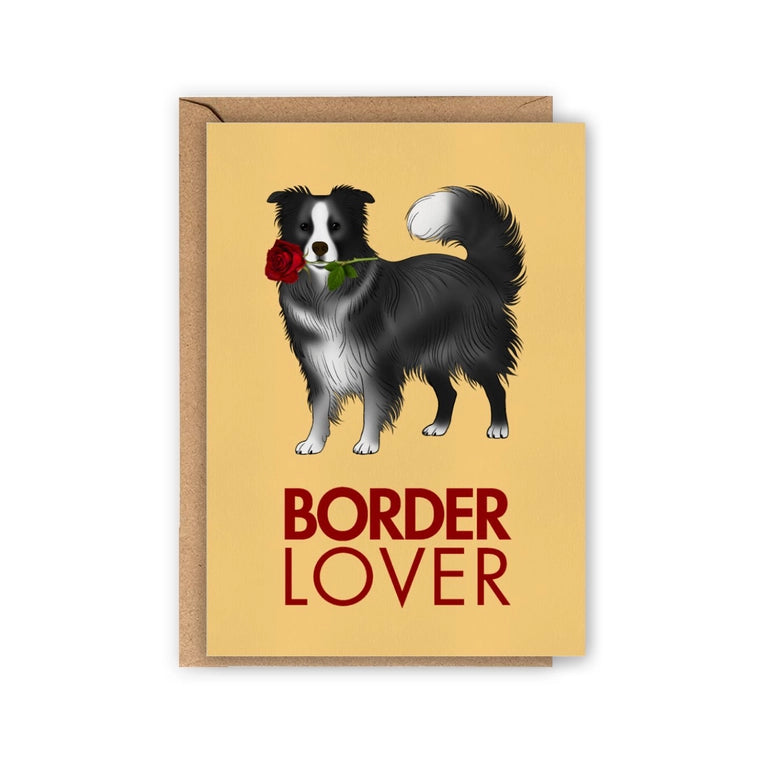 Carte Border Collie « Border Lover »