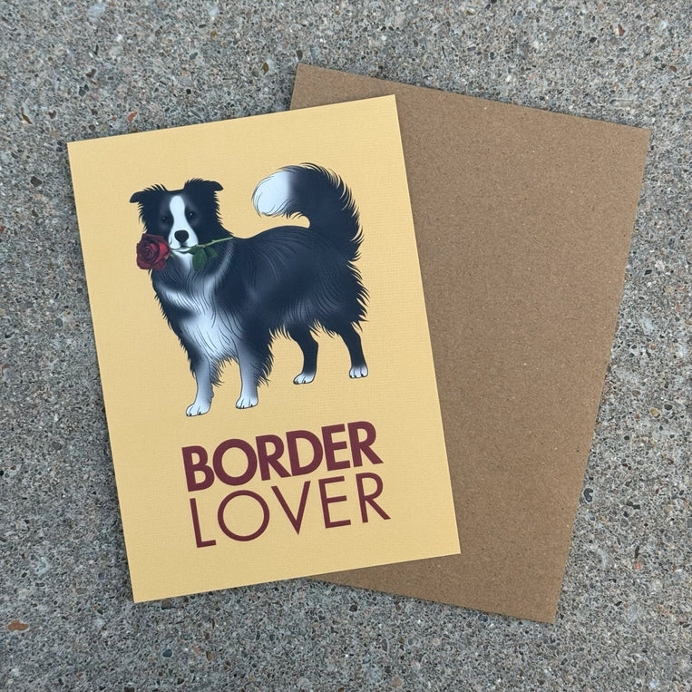 Carte Border Collie « Border Lover »