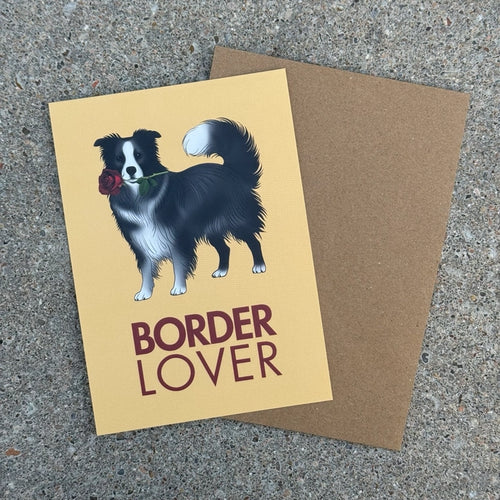 Carte Border Collie « Border Lover »