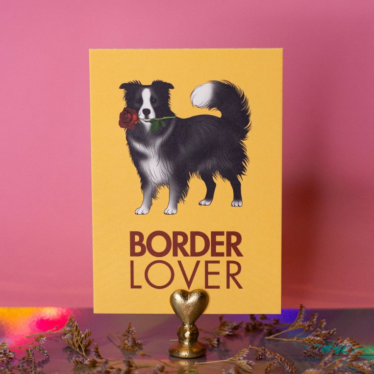 Carte Border Collie « Border Lover »