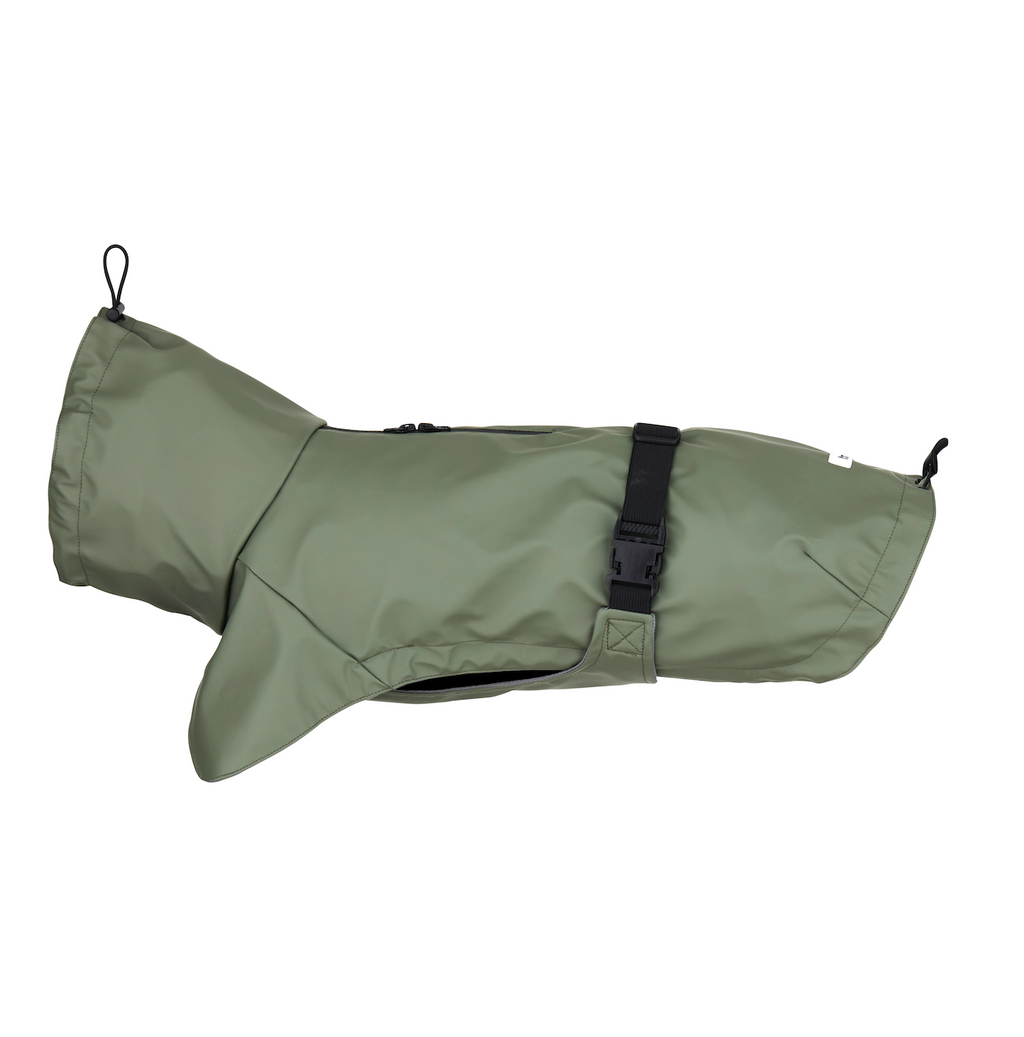 Manteau imperméable vert