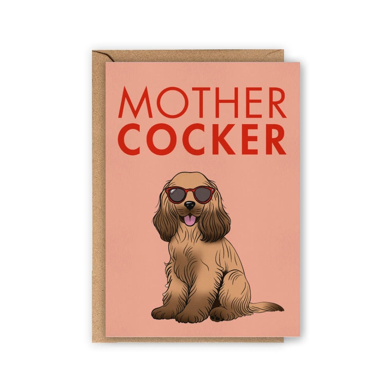 Carte Cocker Anglais « Mother Cocker »