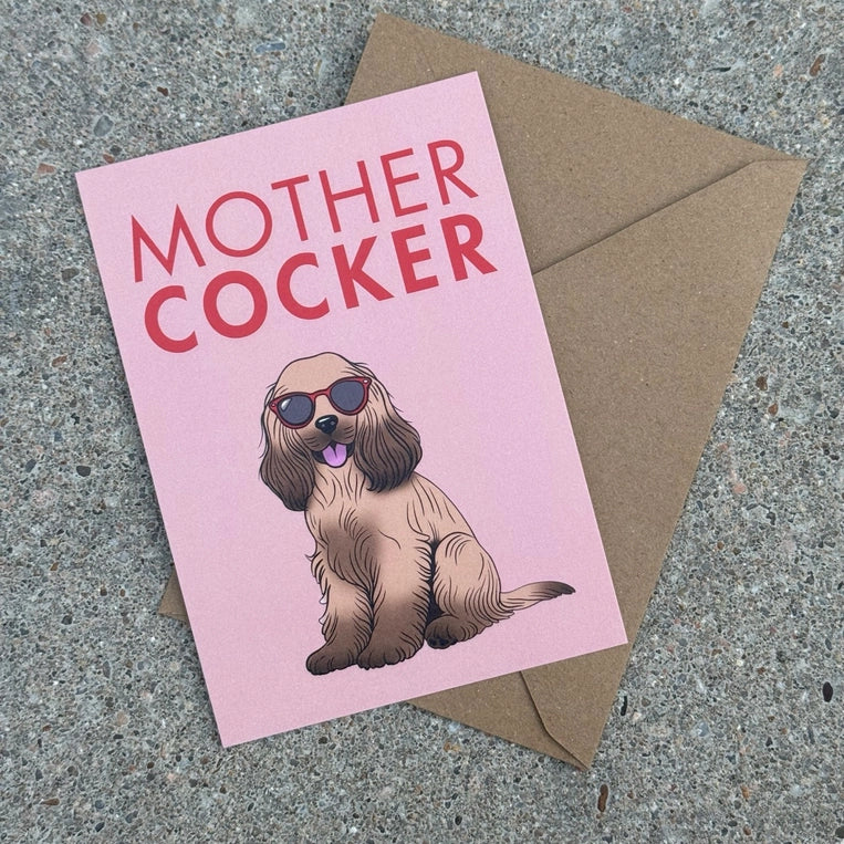 Carte Cocker Anglais « Mother Cocker »