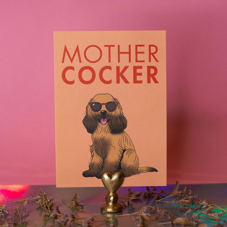 Carte Cocker Anglais « Mother Cocker »