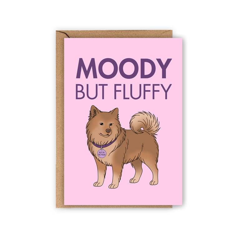 Carte Eurasier « Moody but Fluffy »