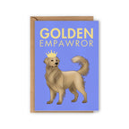 Carte Golden Retriever « Golden Empawror »