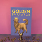 Carte Golden Retriever « Golden Empawror »