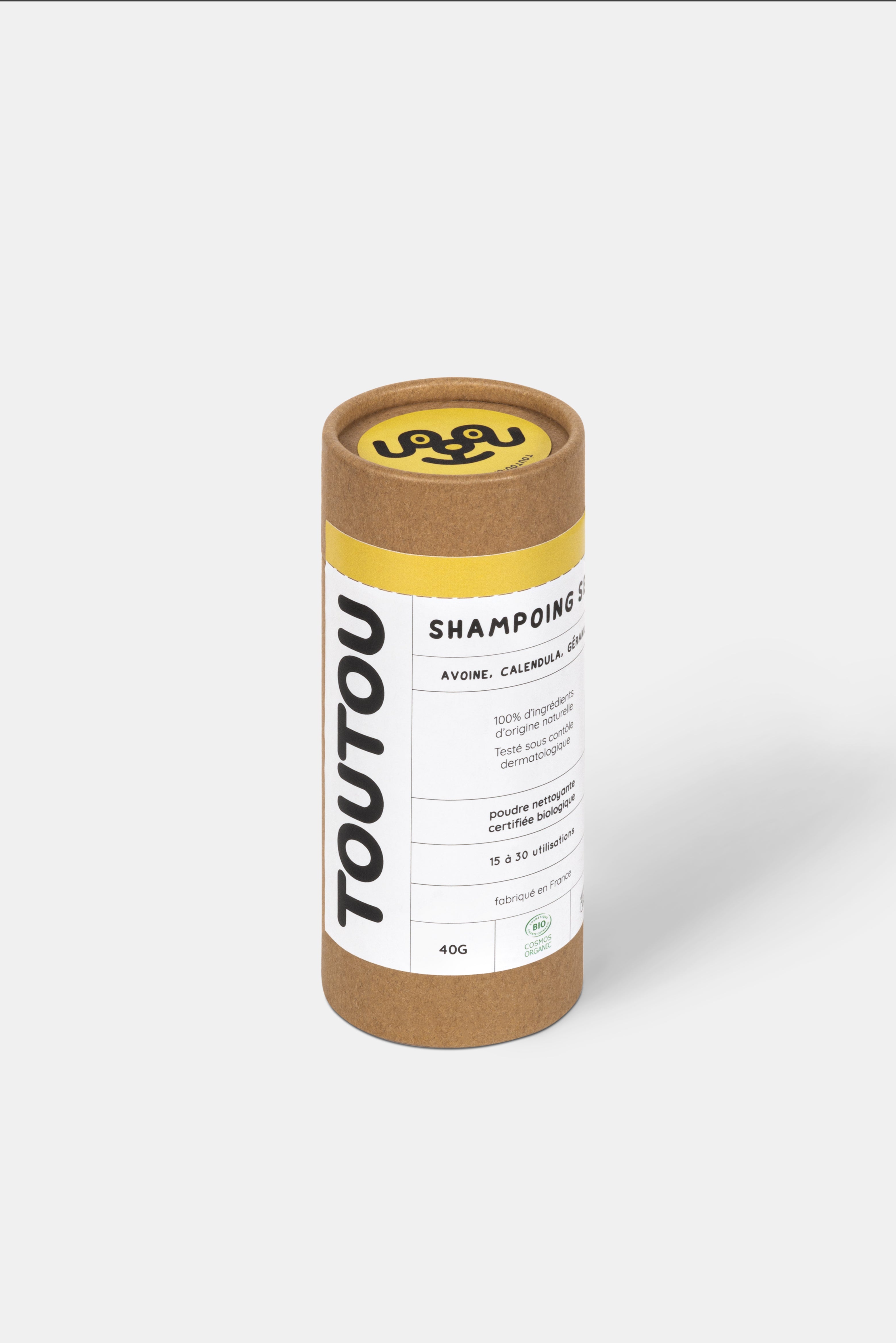 Shampoing sec certifié bio
