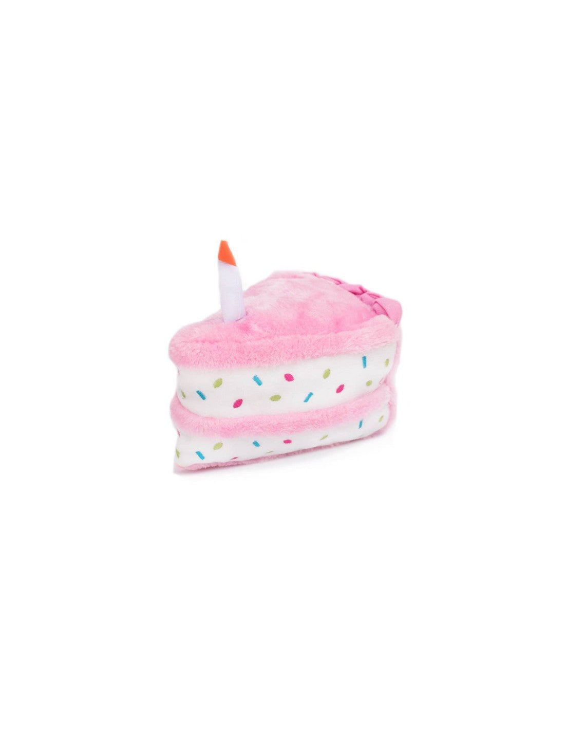 Peluche - Gâteau d'anniversaire rose