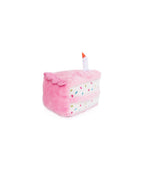 Peluche - Gâteau d'anniversaire rose