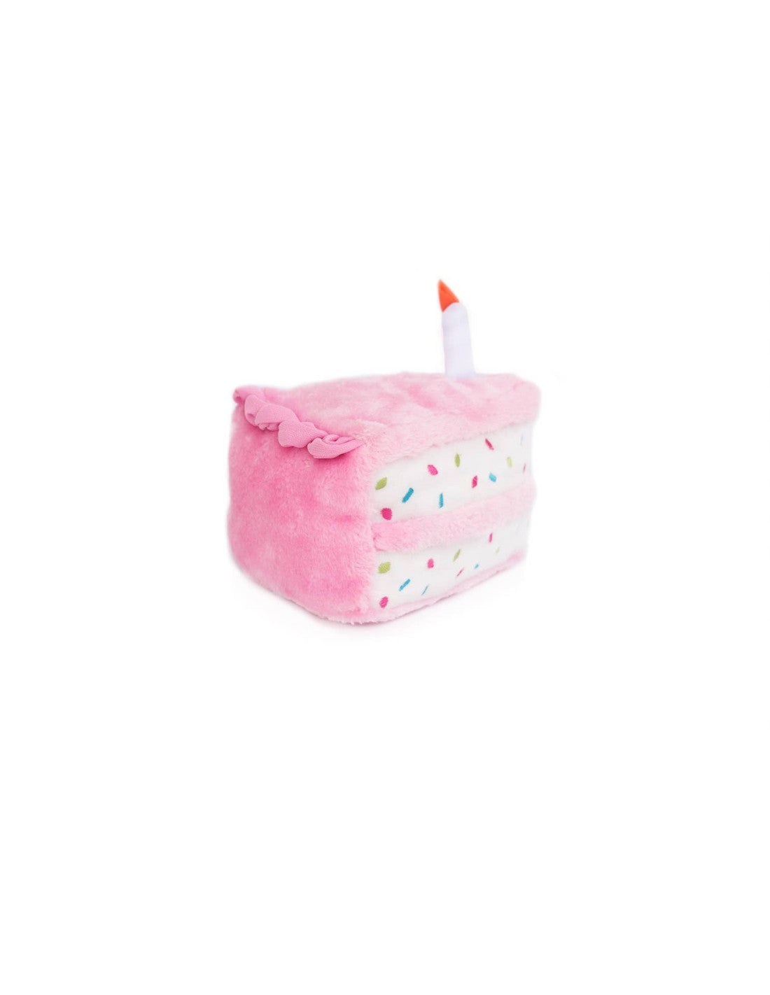 Peluche - Gâteau d'anniversaire rose